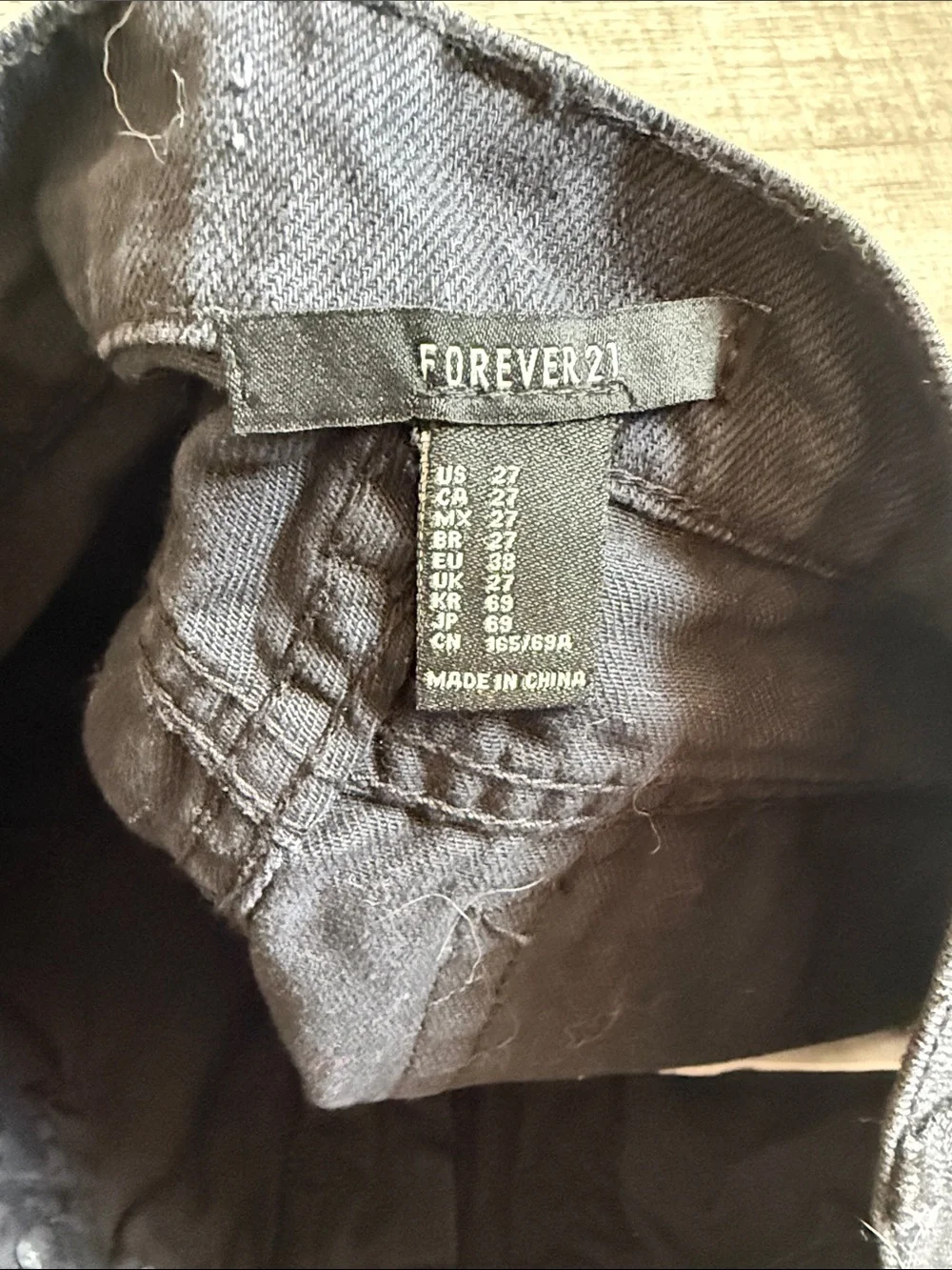 Forever 21 Black Lace-Panel Distressed Cutoff Shorts
